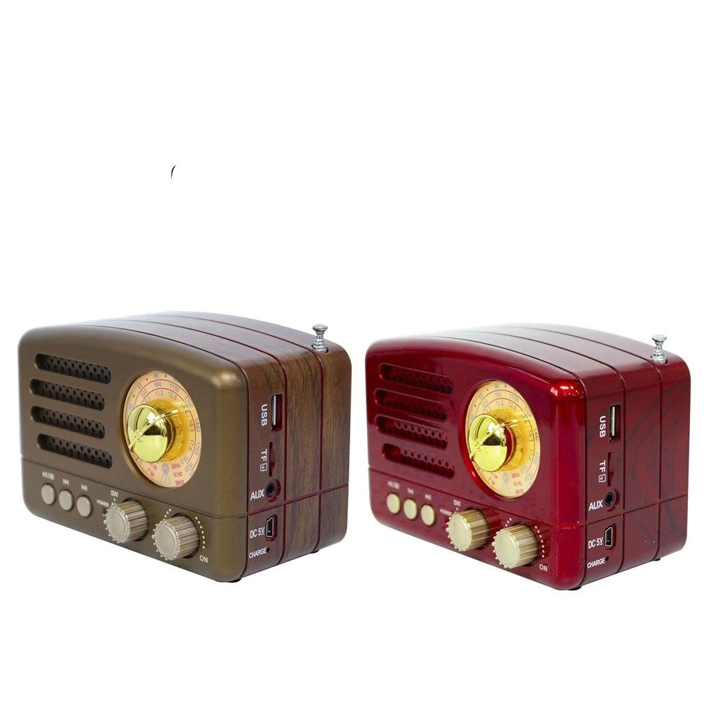 Radio Vintage Portable Avec Bluetooth Et USB 5 Radio Vintage Portable Avec Bluetooth Et USB – Image 5