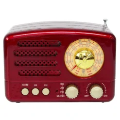 Radio Vintage Portable Avec Bluetooth Et USB