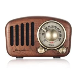 Radio Vintage Portable Avec Bluetooth, FM, MP3