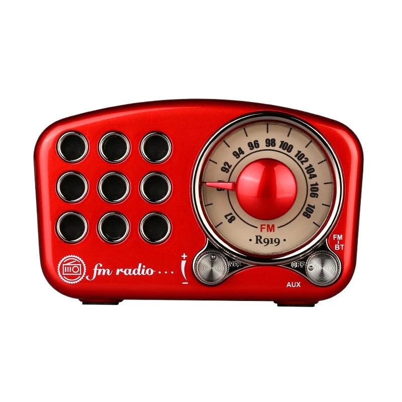 Radio Vintage Portable Avec Bluetooth, FM, MP3 6 Radio Vintage Portable Avec Bluetooth, FM, MP3 – Image 6