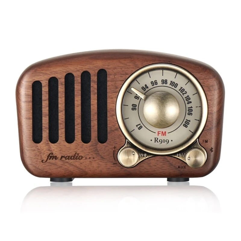 Radio Vintage Portable Avec Bluetooth, FM, MP3 1 Radio Vintage Portable Avec Bluetooth, FM, MP3