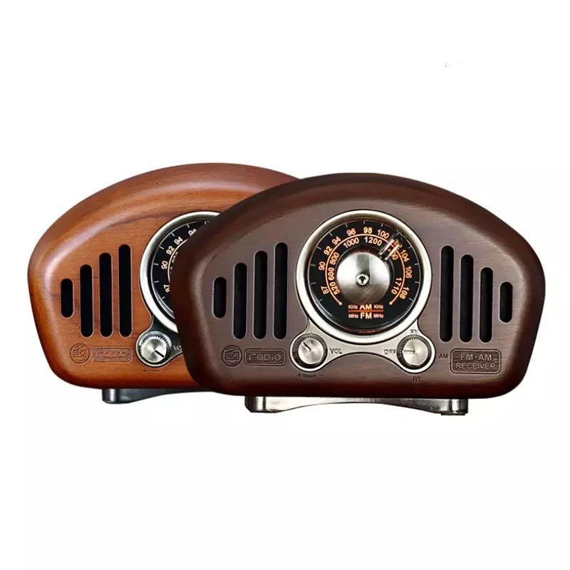 Radio Vintage Rechargeable En Bois Avec Bluetooth 4 Radio Vintage Rechargeable En Bois Avec Bluetooth – Image 4