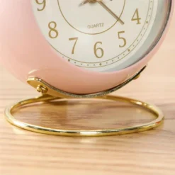 Réveil Rétro Métallique Rond Et Coloré Avec Alarme -Vintage Soldes reveil retro metallique rond et colore avec alarme 3