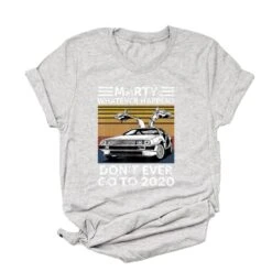 T-Shirt Retour Vers Le Futur Édition 2020 Pour Femme -Vintage Soldes t shirt retour vers le futur edition 2020 pour femme 6