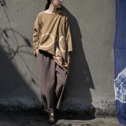 T-shirt Vintage Oversize En Lin -Vintage Soldes t shirt vintage oversize en lin 4