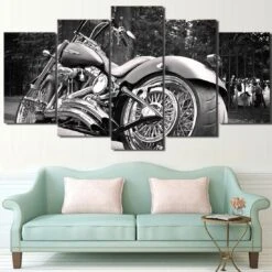 Tableau Harley Davidson Noir Et Blanc