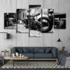 Tableau Moto Noir Et Blanc