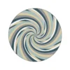 Tapis Déco Vintage Rond Motif Spiral