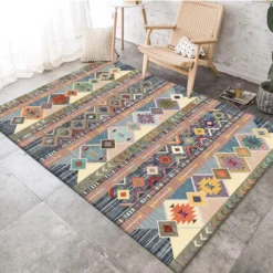 Tapis Ethnique Style Années 80