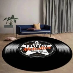 Tapis Vintage Disque Vinyle Melodies 5 Tapis Vintage Disque Vinyle Melodies -Vintage Soldes tapis vintage disque vinyle melodies 2