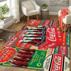 Tapis Vintage Rouge Coca-Cola