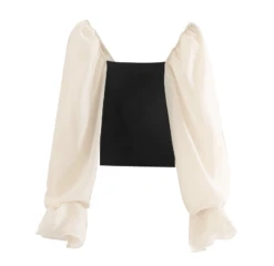 Top Chic Et Rétro Pour Femme à Manches Longues Bouffantes 11 Top Chic Et Rétro Pour Femme à Manches Longues Bouffantes -Vintage Soldes top chic et retro pour femme a manches longues bouffantes