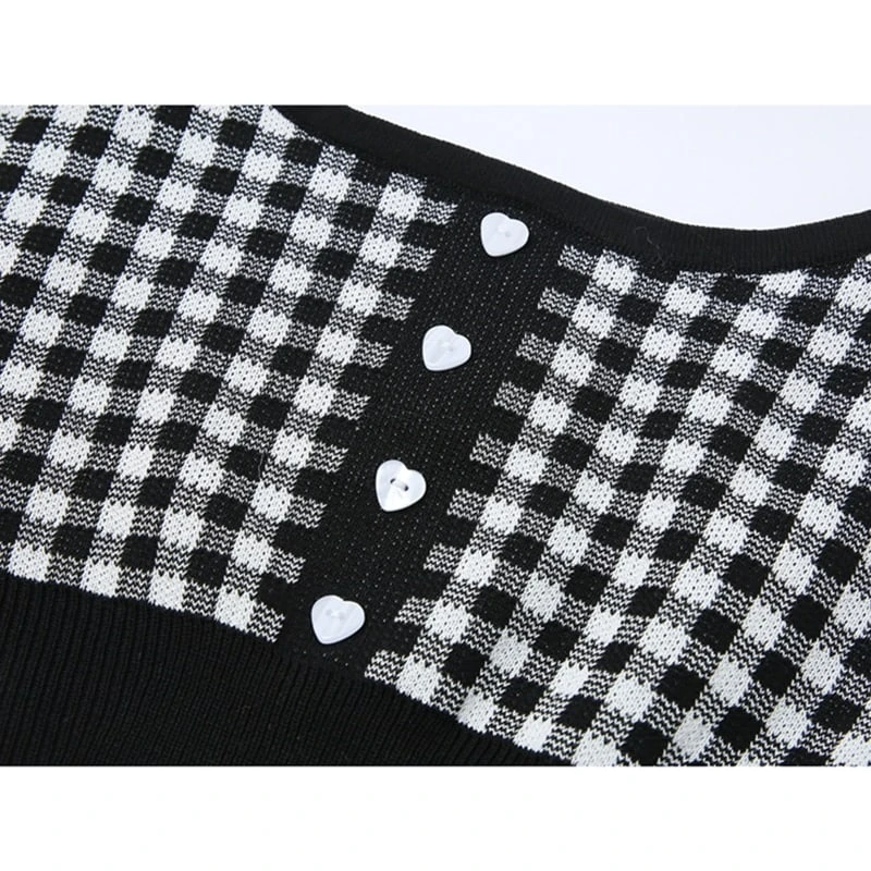 Top Court En Débardeur à Carreaux Vintage Pour Femme 5 Top Court En Débardeur à Carreaux Vintage Pour Femme – Image 5