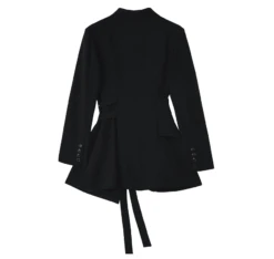 Veste Blazer Façon Trench-coat Vintage Pour Femme -Vintage Soldes veste blazer facon trench coat vintage pour femme 2
