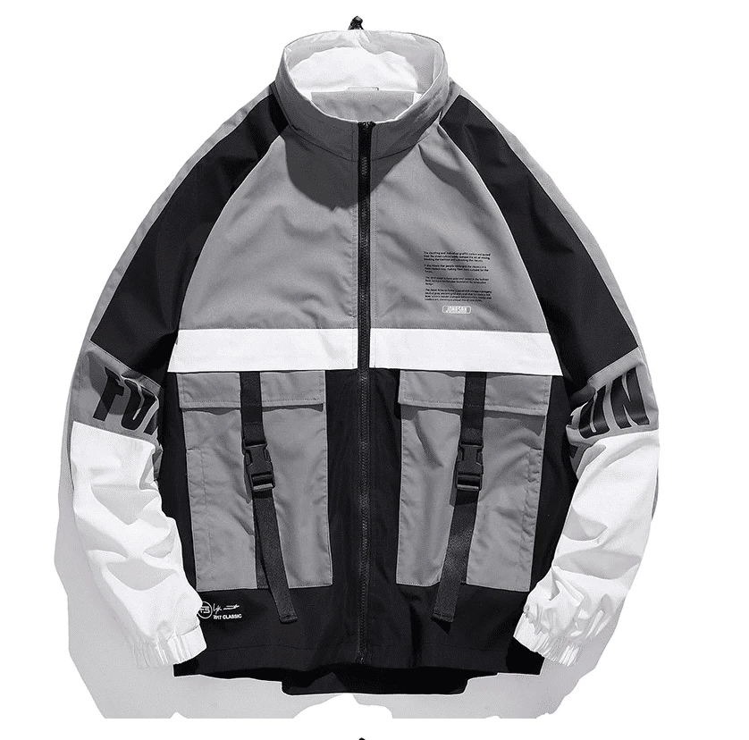 Veste Coupe-vent Type Bomber Vintage Pour Homme – Image 5