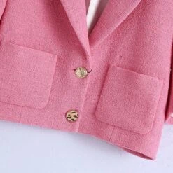 Veste Courte Rose Bonbon 9 Veste Courte Rose Bonbon -Vintage Soldes veste courte rose bonbon 3