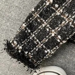 Veste élégante Vintage En Tweed Pour Femme -Vintage Soldes veste elegante vintage en tweed pour femme 6