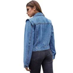 Veste En Jean épaulettes 6 Veste En Jean épaulettes -Vintage Soldes veste en jean epaulettes 3