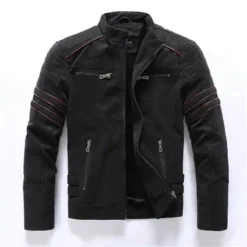 Veste Motard Rétro Toutes Saisons 11 Veste Motard Rétro Toutes Saisons -Vintage Soldes veste motard retro toutes saisons 6